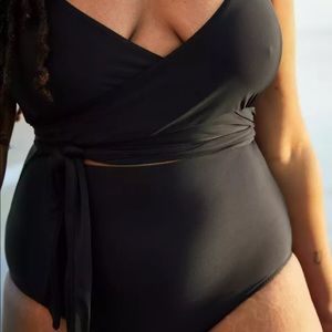 Aerie Wrap One Piece Swimsuit